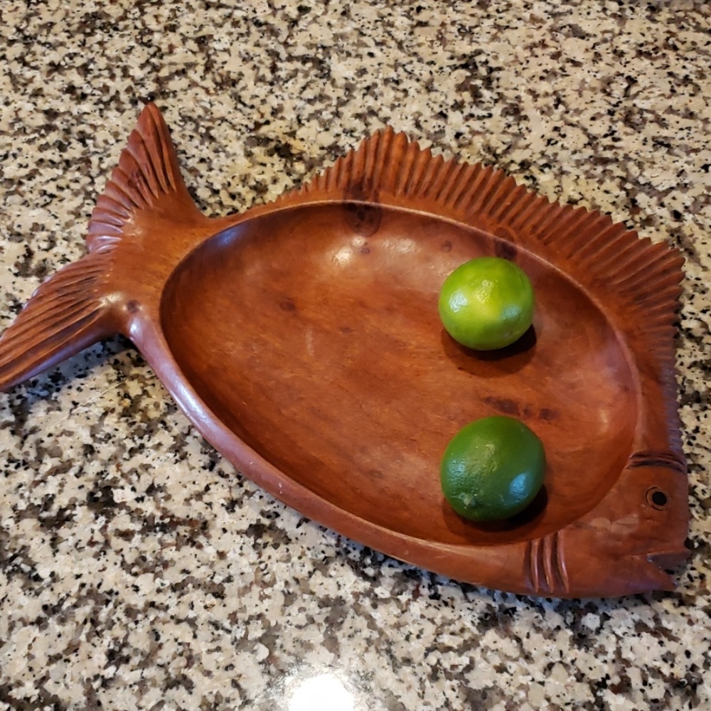 Beautiful hand carved fish
